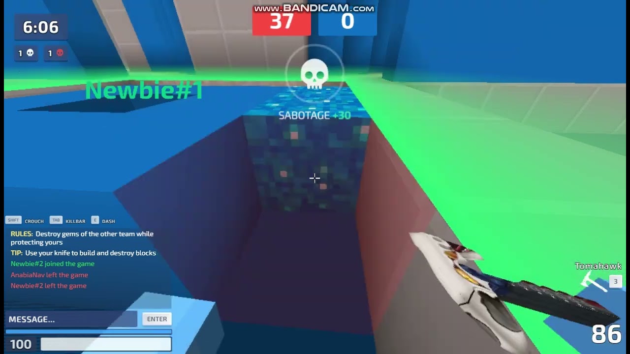 Kirka.io sabotage gameplay