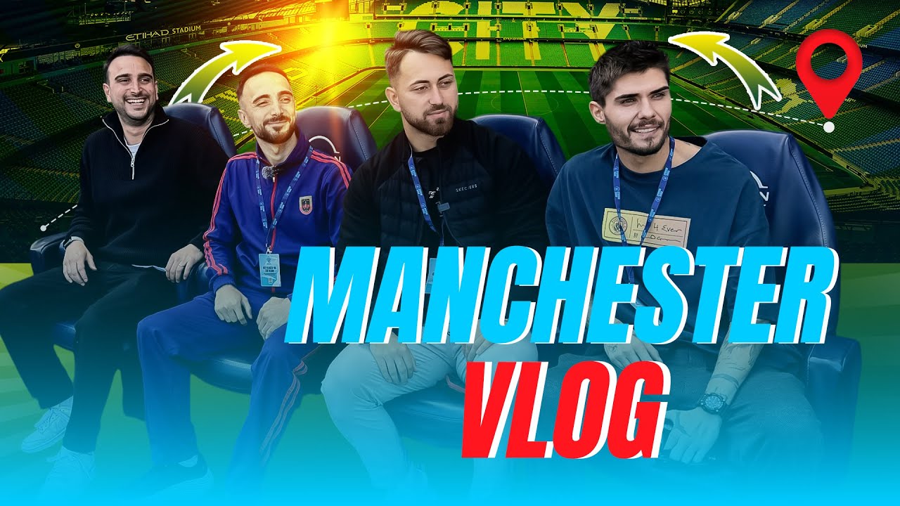 KADM FUTBOL VE MERT YÜKSEKTEPE  İLE İNGİLTERE'DE İLKAY GÜNDOĞAN'LA TANIŞTIK | MANCHESTER VLOG