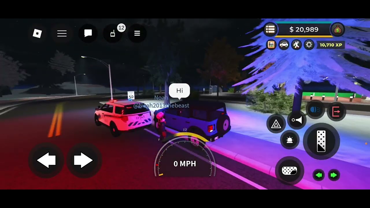 Playing emergency response liberty County in Roblox