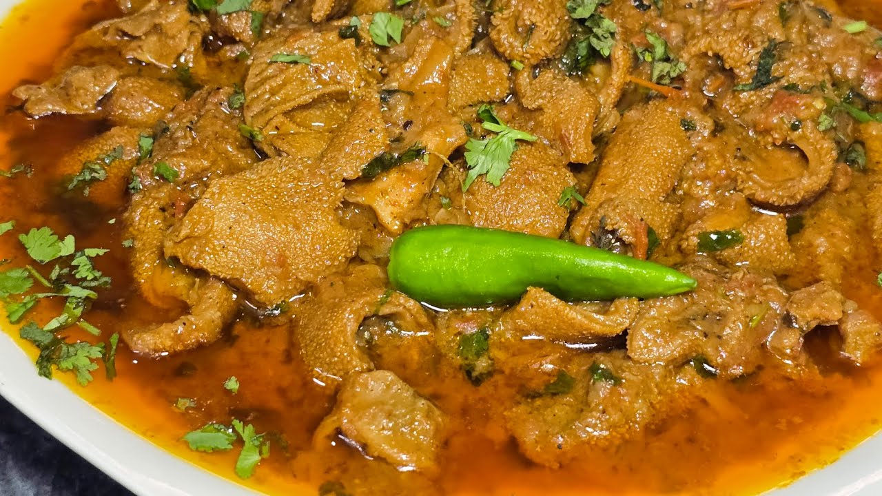 Mutton Ojri Recipe 😋♥️❤️.ojri iss recipe say banao ,Fingers chat.tay rah jao😋😋❤️.Goat offal curry 👍