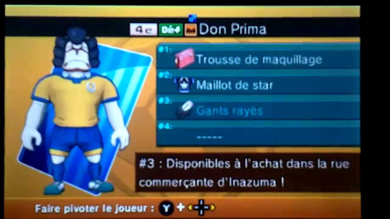 Inazuma eleven go lumière/ombre comment avoir Alessandro il Grande.