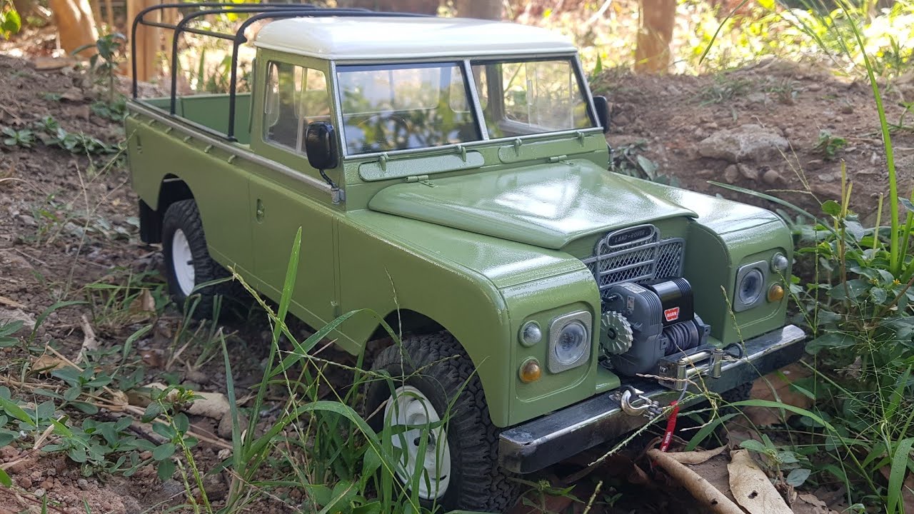 1/10 scale rc : land rover series III pickup body handmade pvc