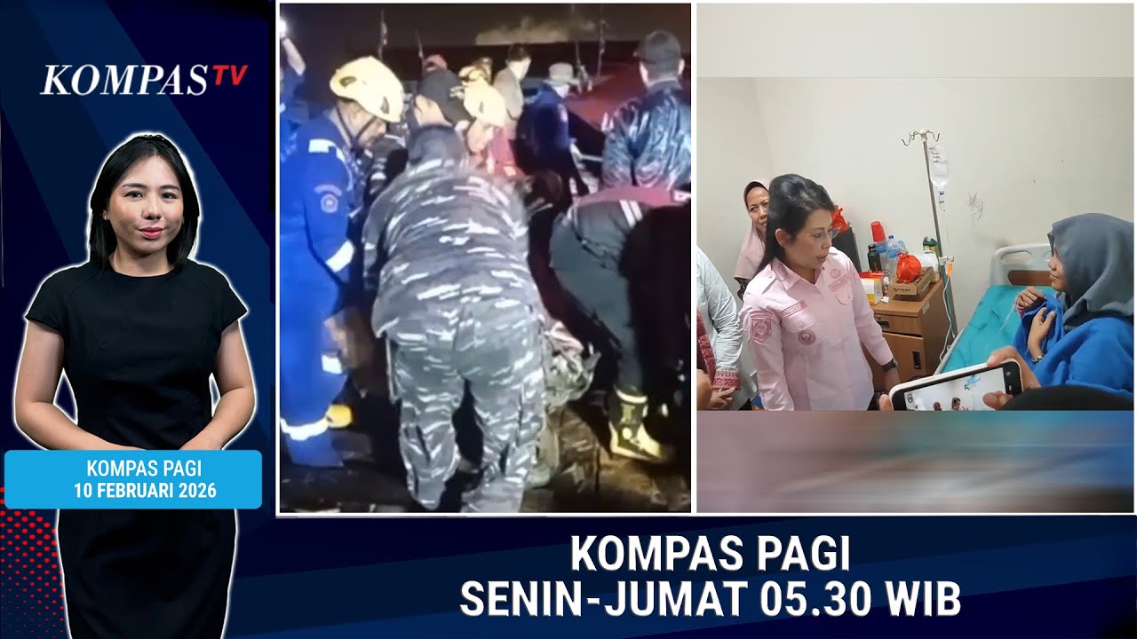 Tertimpa Bangunan Roboh hingga 56 Siswa Diduga Keracunan MBG | KOMPAS PAGI 10 FEBRUARI 2026