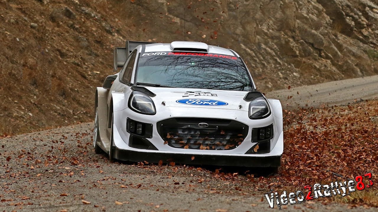 Test Monte Carlo 2023 | PL. Loubet | Ott Tanak | Ford Puma Hybrid Rally1