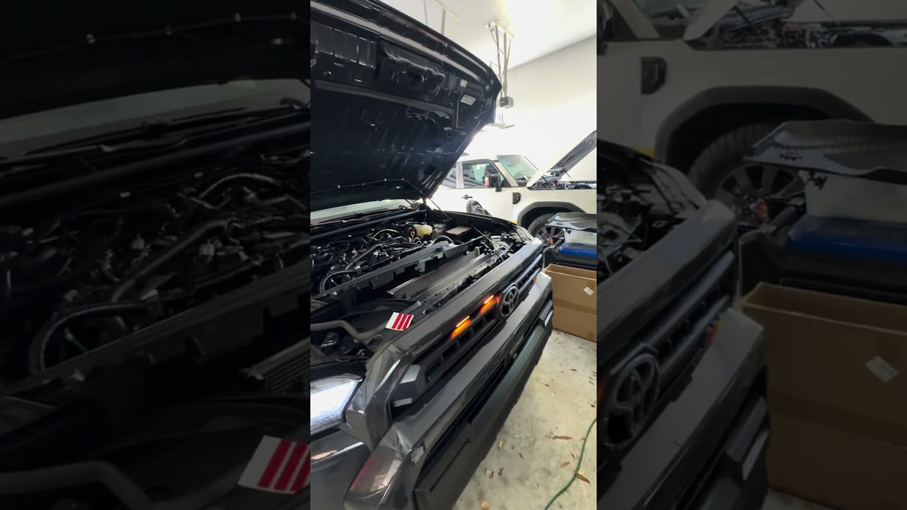 2025 Toyota 4Runner Raptor Style Grille Light Install