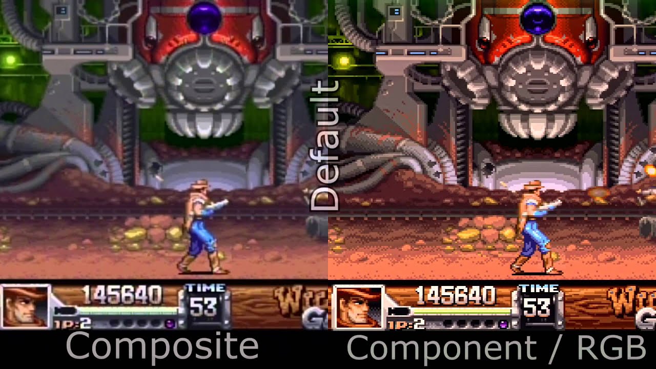 SNES Comparison: Component + SPDIF Mods VS Default Composite + Stereo Audio