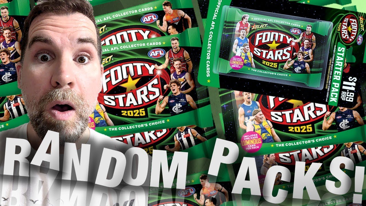 AFL Footy Stars 2025 | Random Packs plus a Starter Pack!