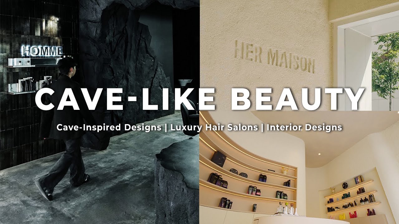 Cave-Inspired Interior Design | Luxury Hair Salons | Interior Design