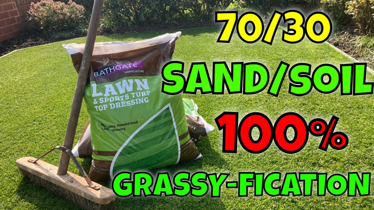 Seeding, TOP DRESSING a lawn in Spring / Using SIMPLE lawn Tools
