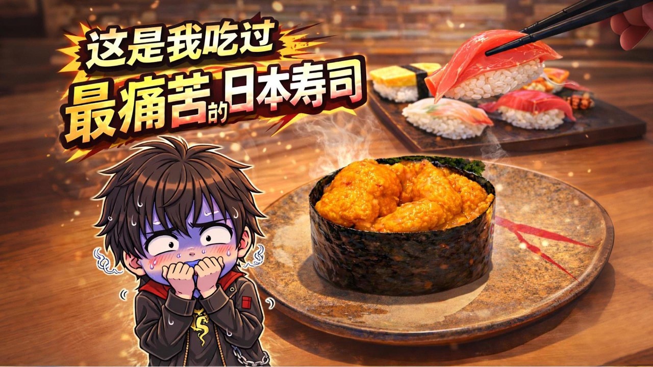 喵大的故事 日本旅行篇#2 這是我吃過！最痛苦的日本壽司