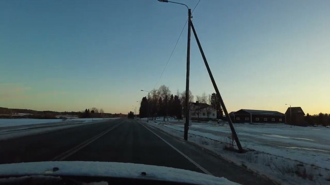 RSP Road Trip Finland Kankaanp&auml;&auml; Kiikoinen Main Road 44, 4K UHD
