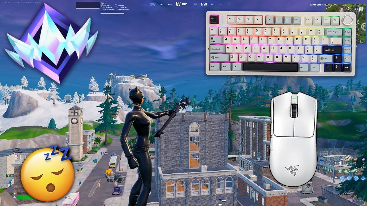 Unboxing AULA F75 (Reaper Switch) + Fortnite Keyboard Sounds🏆Gameplay