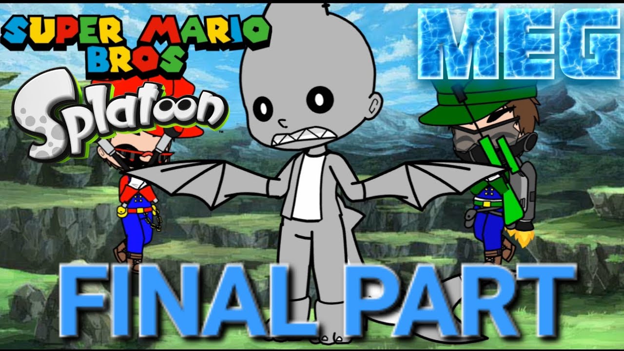 Super Mario Bros Splatoon Final Part: the rainbow color inkantation battle