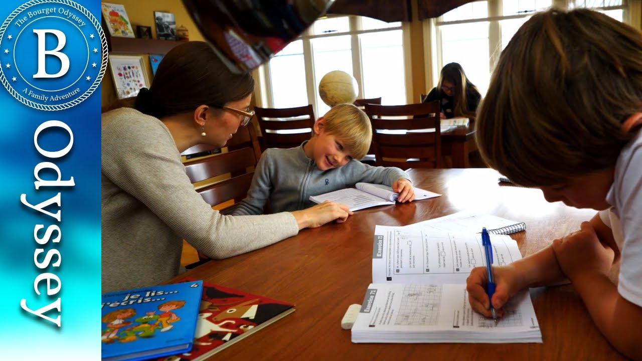 Une journée dans notre école-maison avec 7 enfants - IEF au Québec