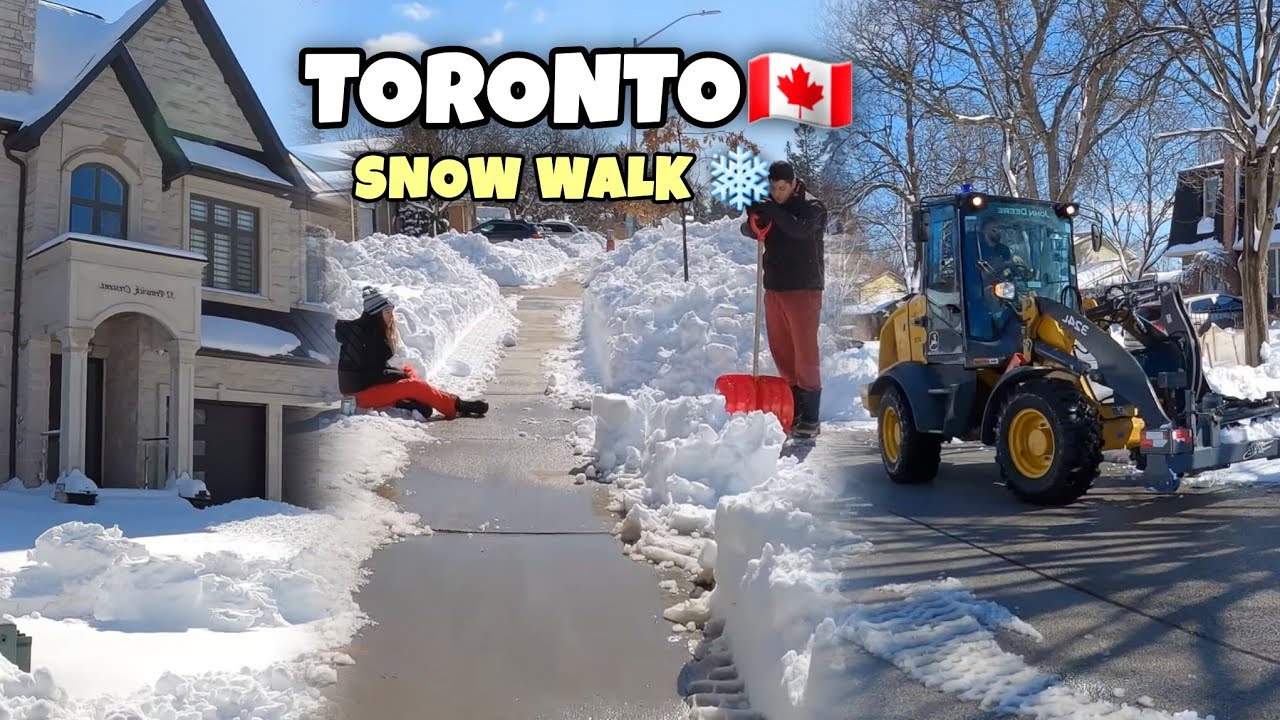 Toronto Winter Snow Walk, Canada