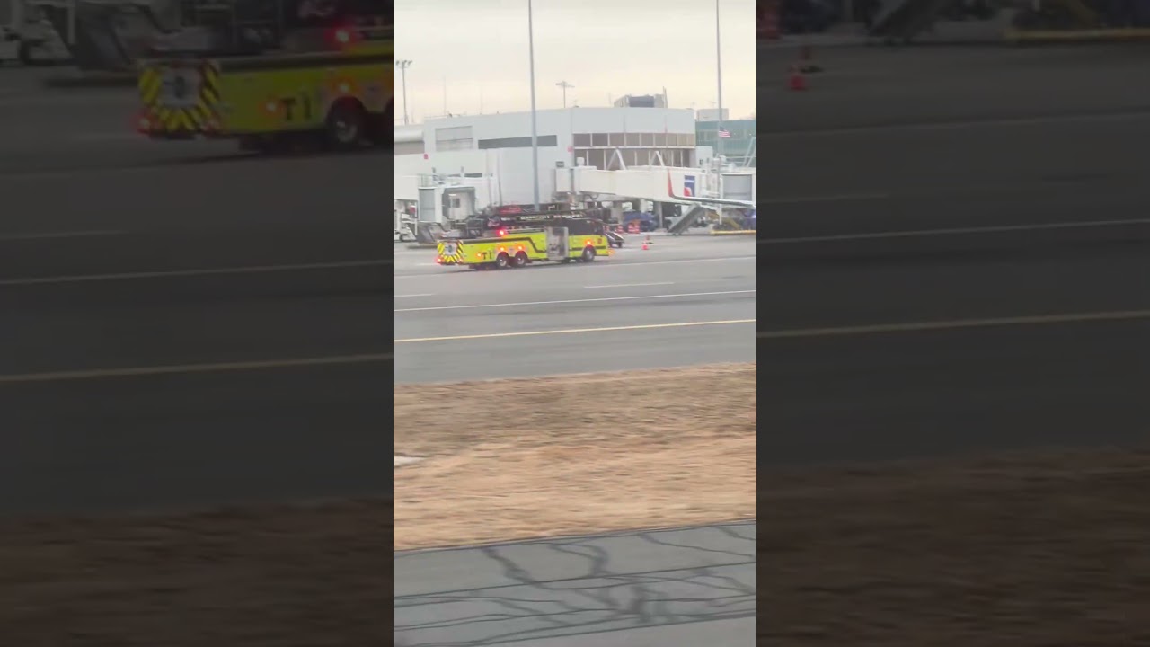 *Rare* Massport ladder 1 taken from a airplane ￼at Logan International 🚒🛫
