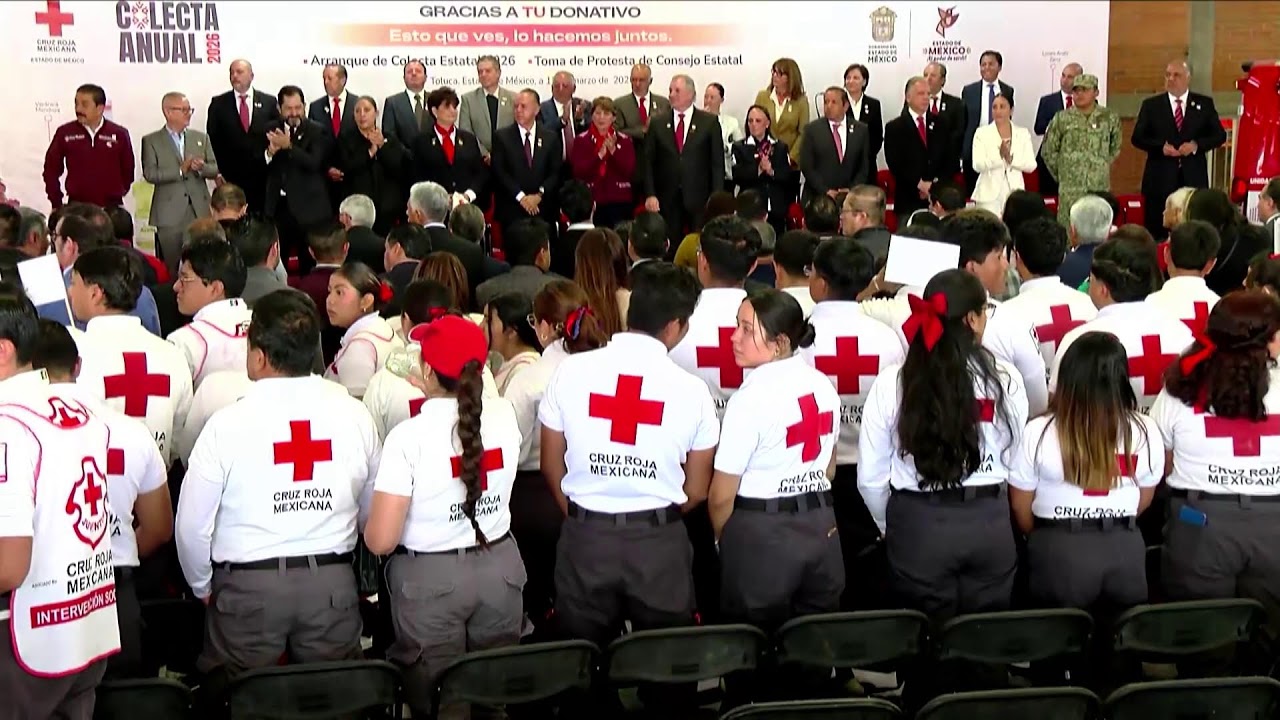 #ENVIVO | Arranque de Colecta Estatal 2026 de la Cruz Roja Mexicana.
