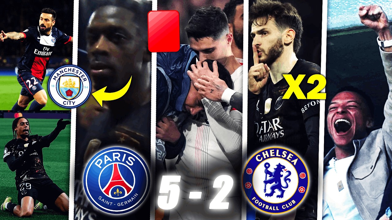 DEMB&Eacute;L&Eacute; EN DISCUSSIONS AVEC MAN CITY... LES &Eacute;NORMES R&Eacute;ACTIONS PSG CHELSEA (5-2) : KVARATSKHELIA !