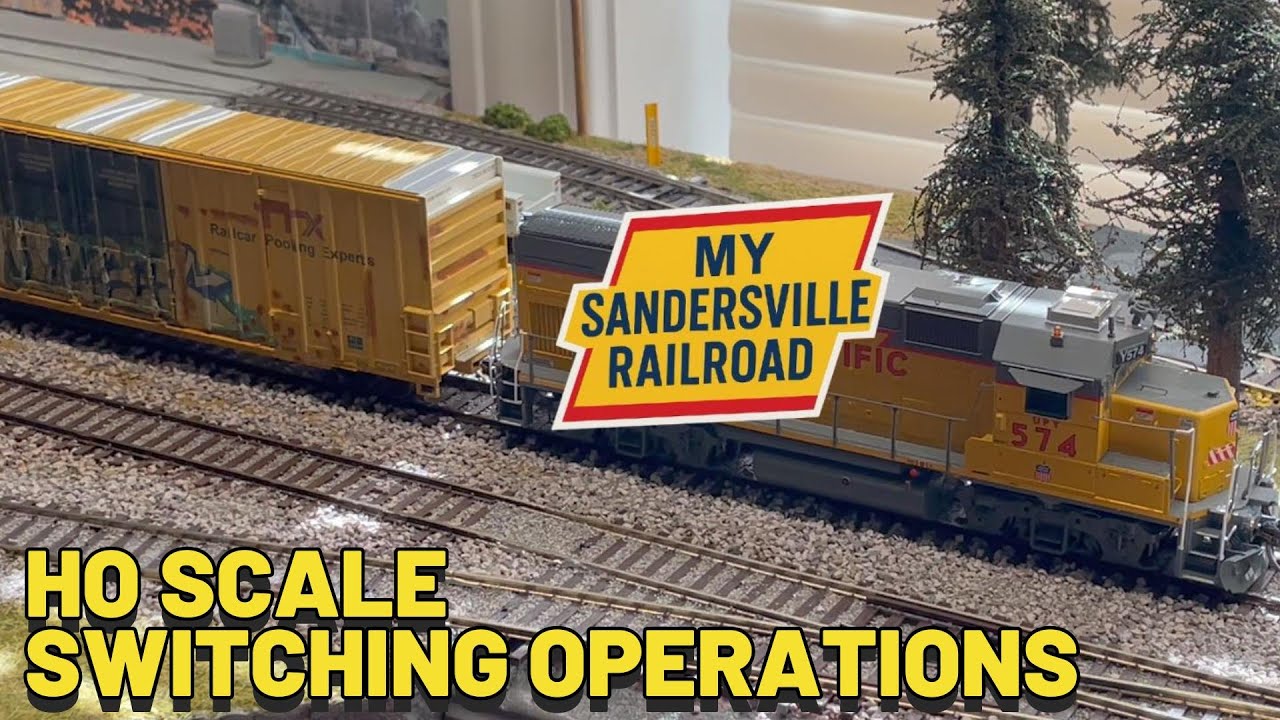 Local Switching Operations ~ HO Scale ~ Switching Layout
