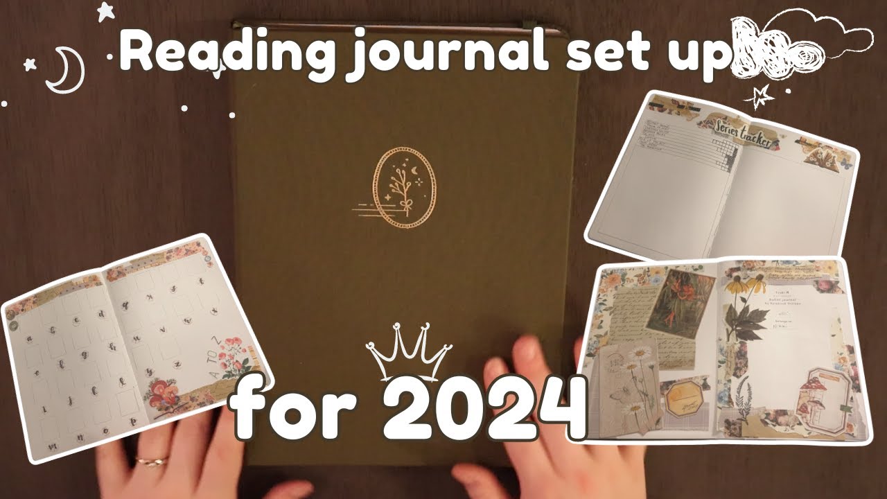 2024 Reading Journal Set up✨📖 (cozy evening planning☕)