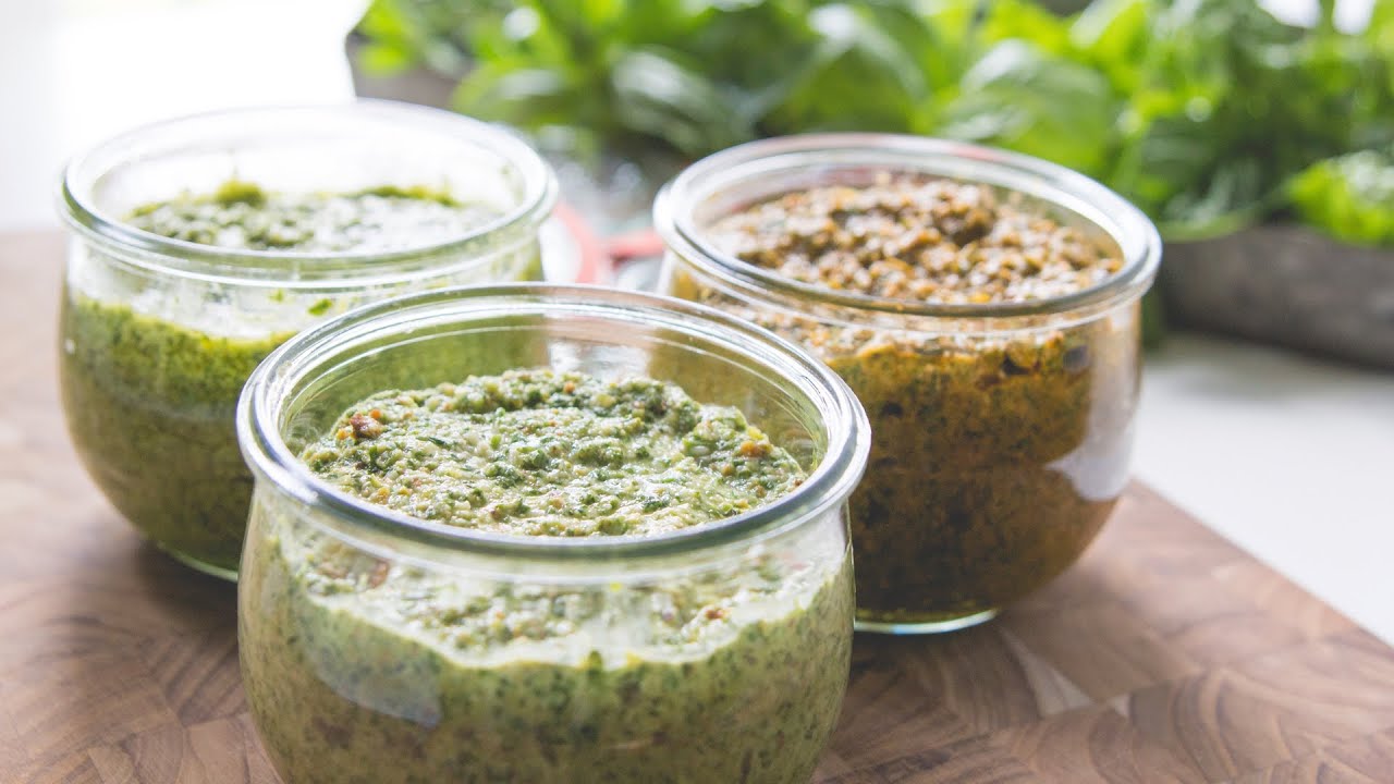Three Pesto Recipes