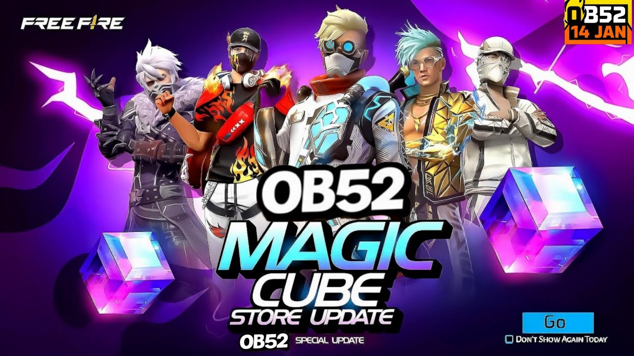 OB52 MAGIC CUBE STORE UPDATE CONFIRM🥳😱 | NEXT MAGIC CUBE BUNDLE | FREE FIRE NEW EVENT | FF NEW EVENT