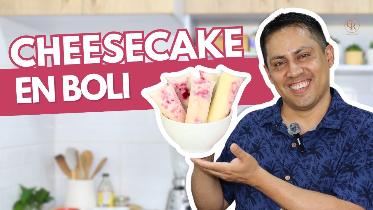 👉 Boli gourmet de cheesecake de fresa |Fácil y delicioso