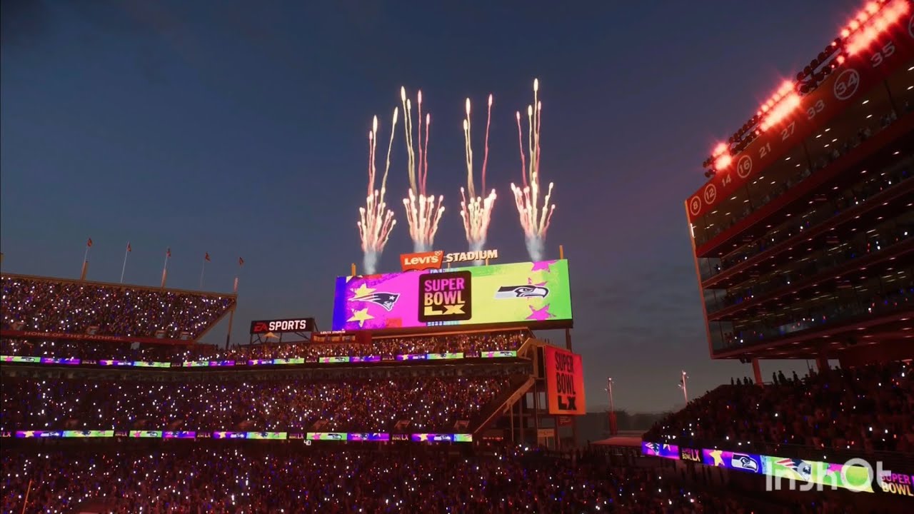 Super Bowl LX - New England Patriots vs Seattle Seahawks - Madden 26 Simulation 