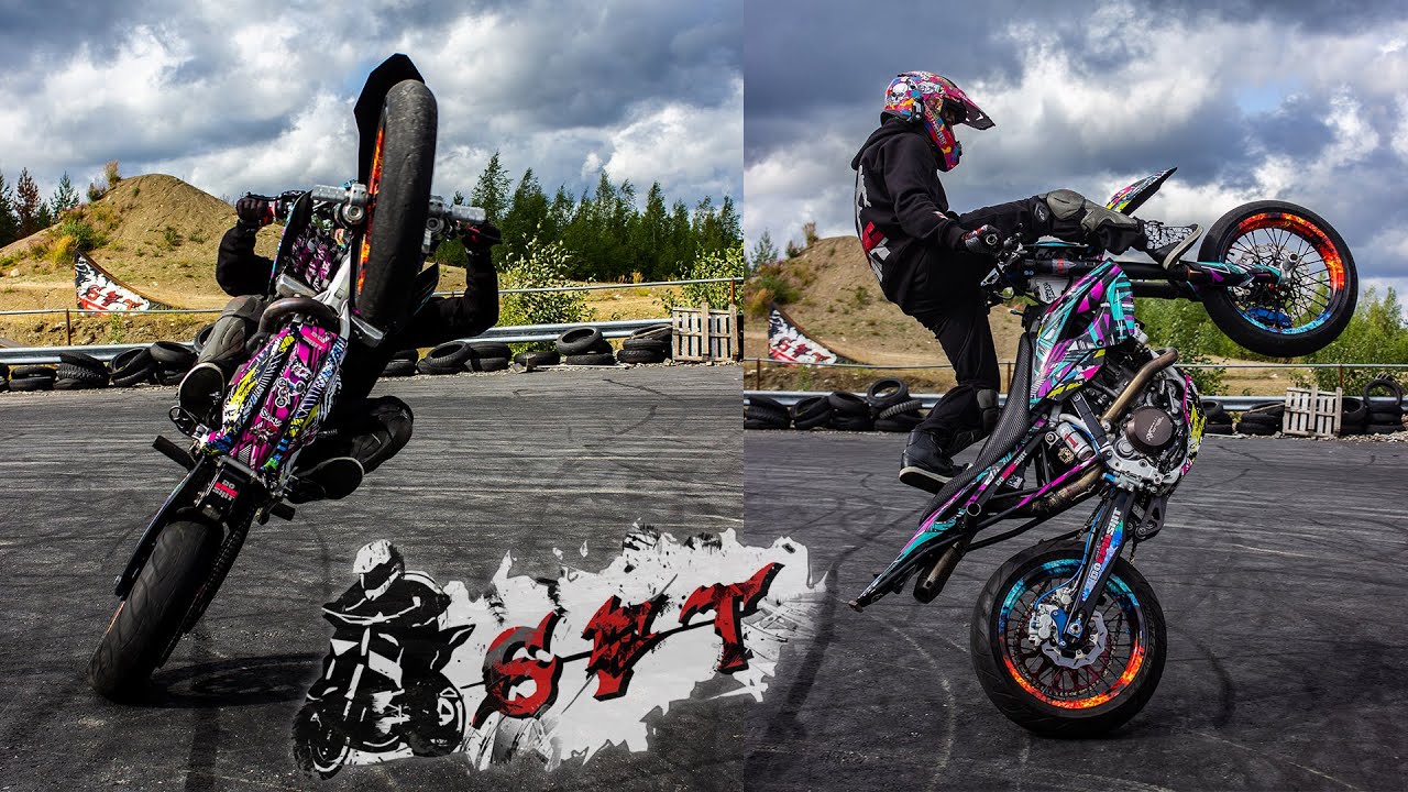 DRIFTS & WHEELIES - Supermoto Stuntriding