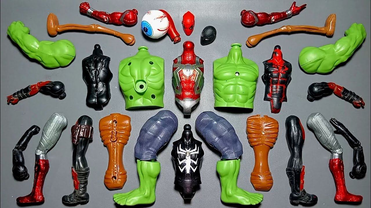 AVENGERS TOYS MARVEL'S HULK SMASH, SPIDER-MAN, DEADPOOL, MILES MORALES SUPERHERO TOYS