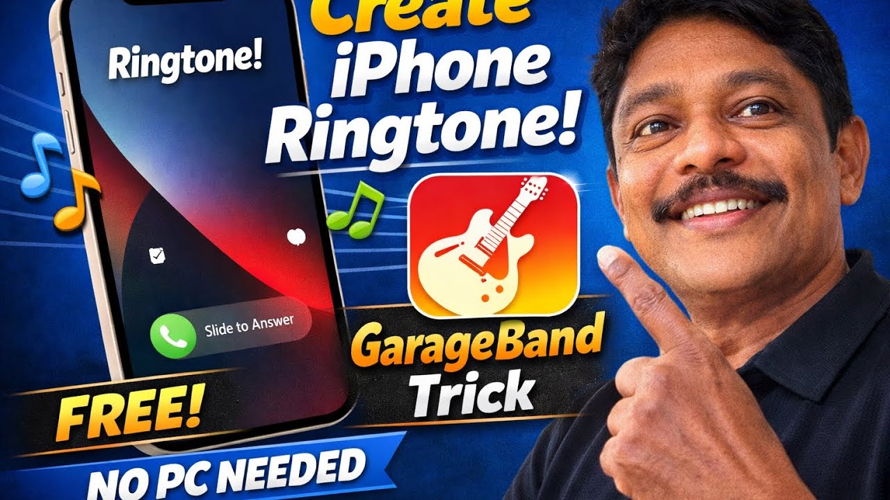 How to Create a Custom iPhone Ringtone Using GarageBand No PC | Free