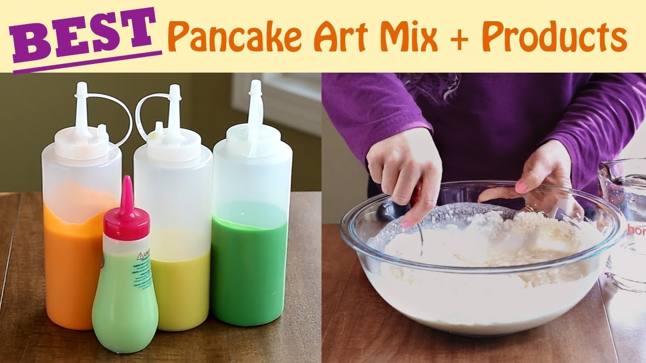 BEST Pancake Art Recipe & Products I Use!!