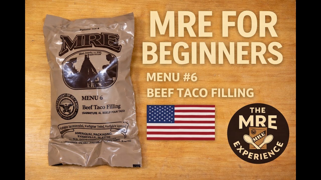 MRE's For Newbies #6 - Beef Taco Filling, Full Review