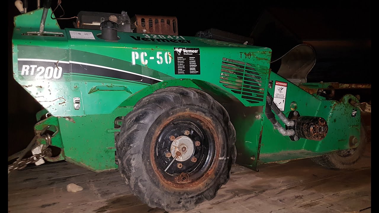Vermeer RT200 Trencher Electric clutch replacement