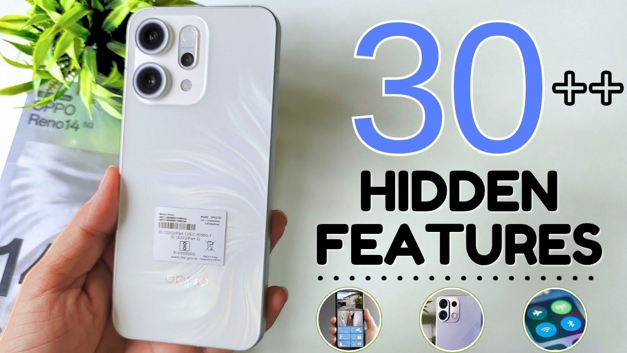 Oppo Reno 14 5G Tips And Tricks | Oppo Reno 14 5G Hidden Features|Top 30+
