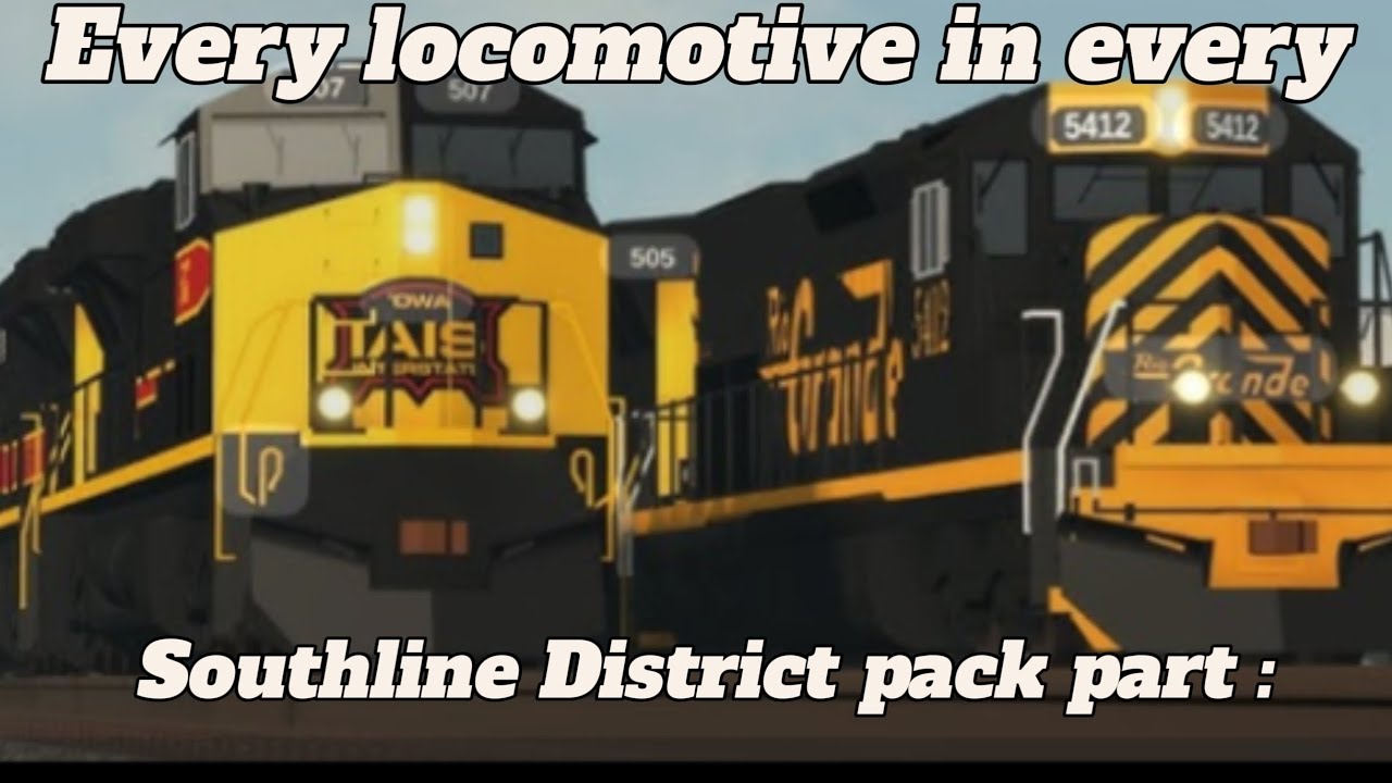 Every locomotive in every Southline District pack part 5 @ThePumpkinSpicedEevee 