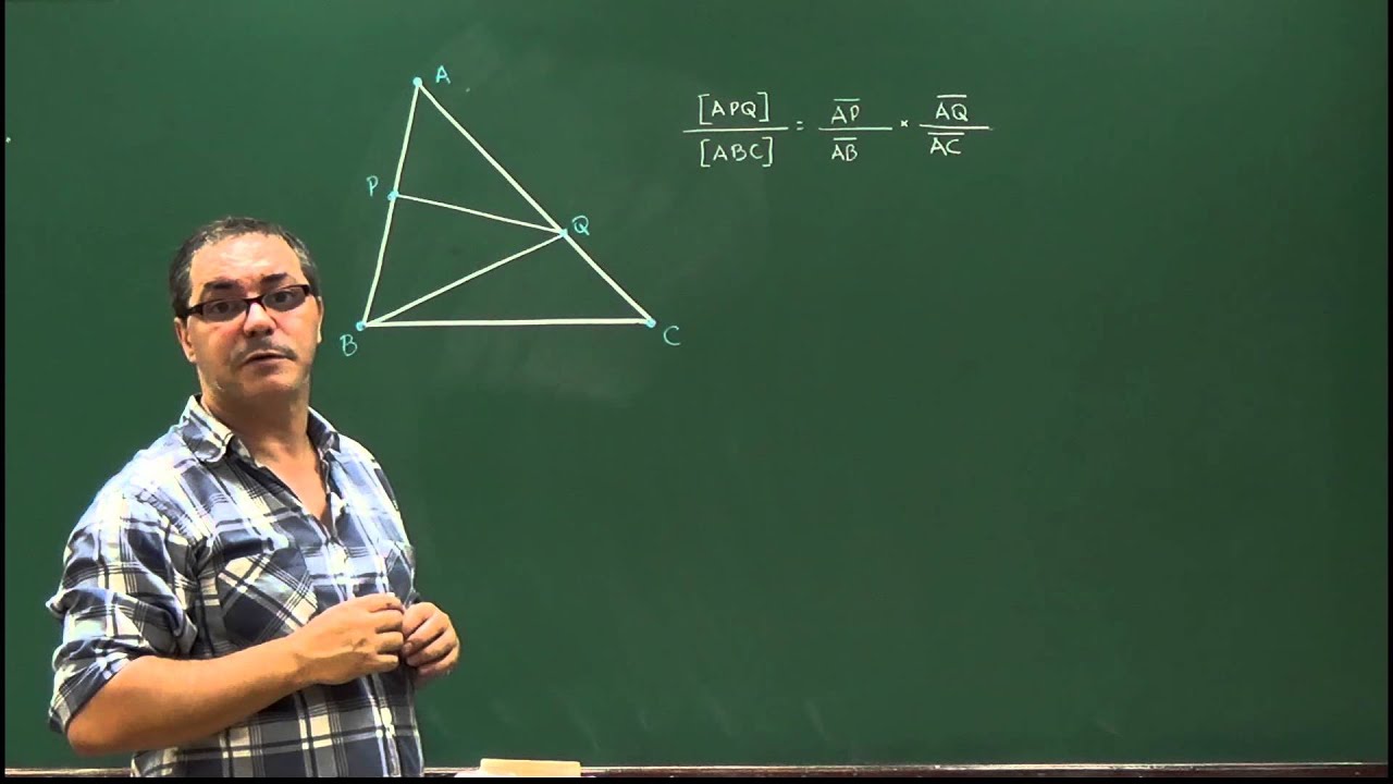 Geometria - Aula 62 - Determinar a área da região pintada
