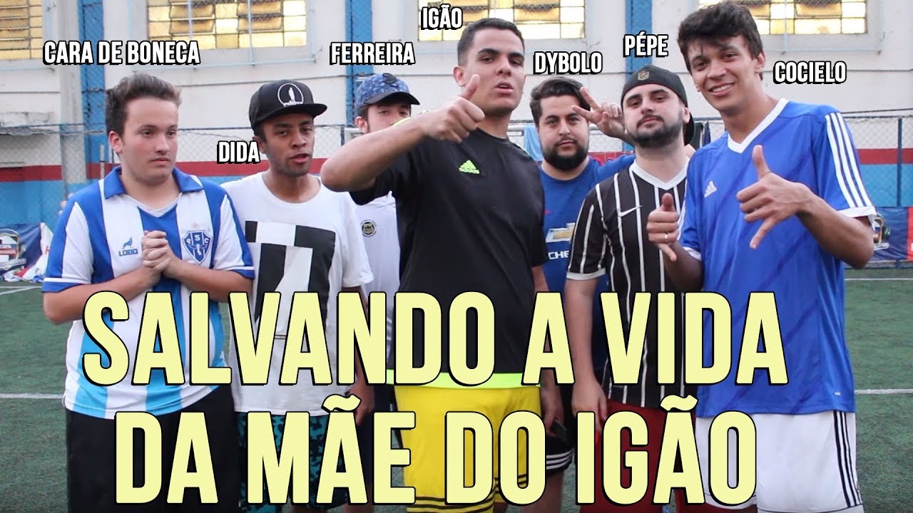 O DIA QUE JULIO COCIELO SALVOU A MÃE DE IGÃO UNDERGROUND - DESAFIO DE FUTEBOL