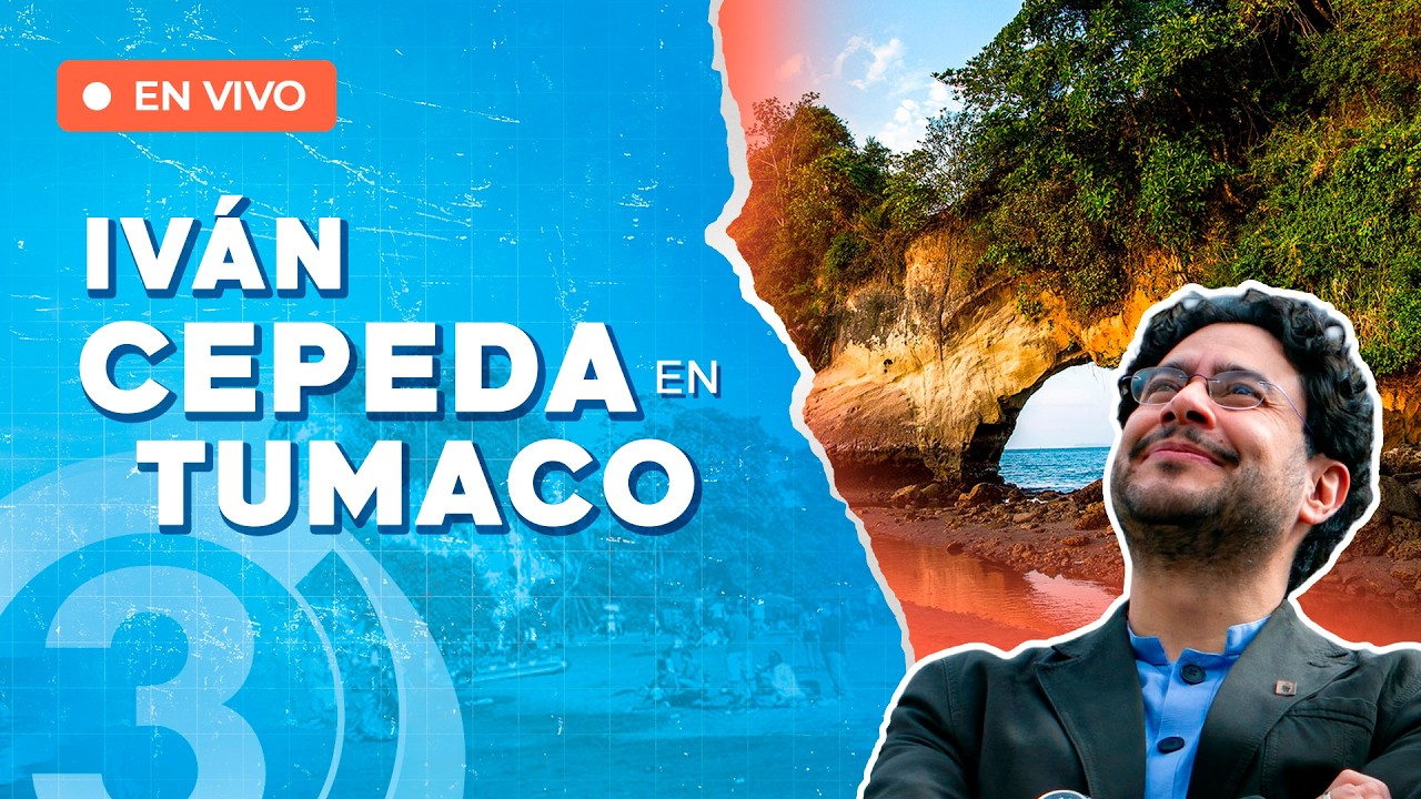 Iván Cepeda EN VIVO desde Tumaco | El candidato del Pacto Histórico habla desde Nariño