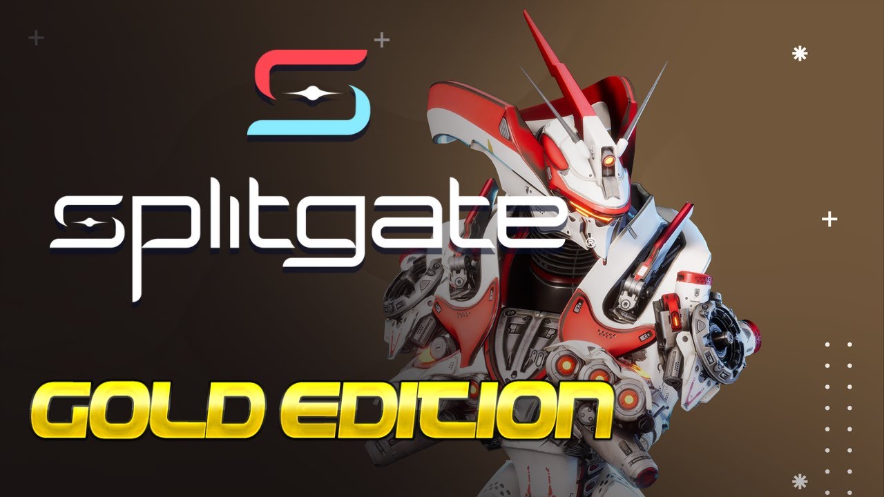 Splitgate GOLD EDITION Cosmetics Showcase + Gameplay