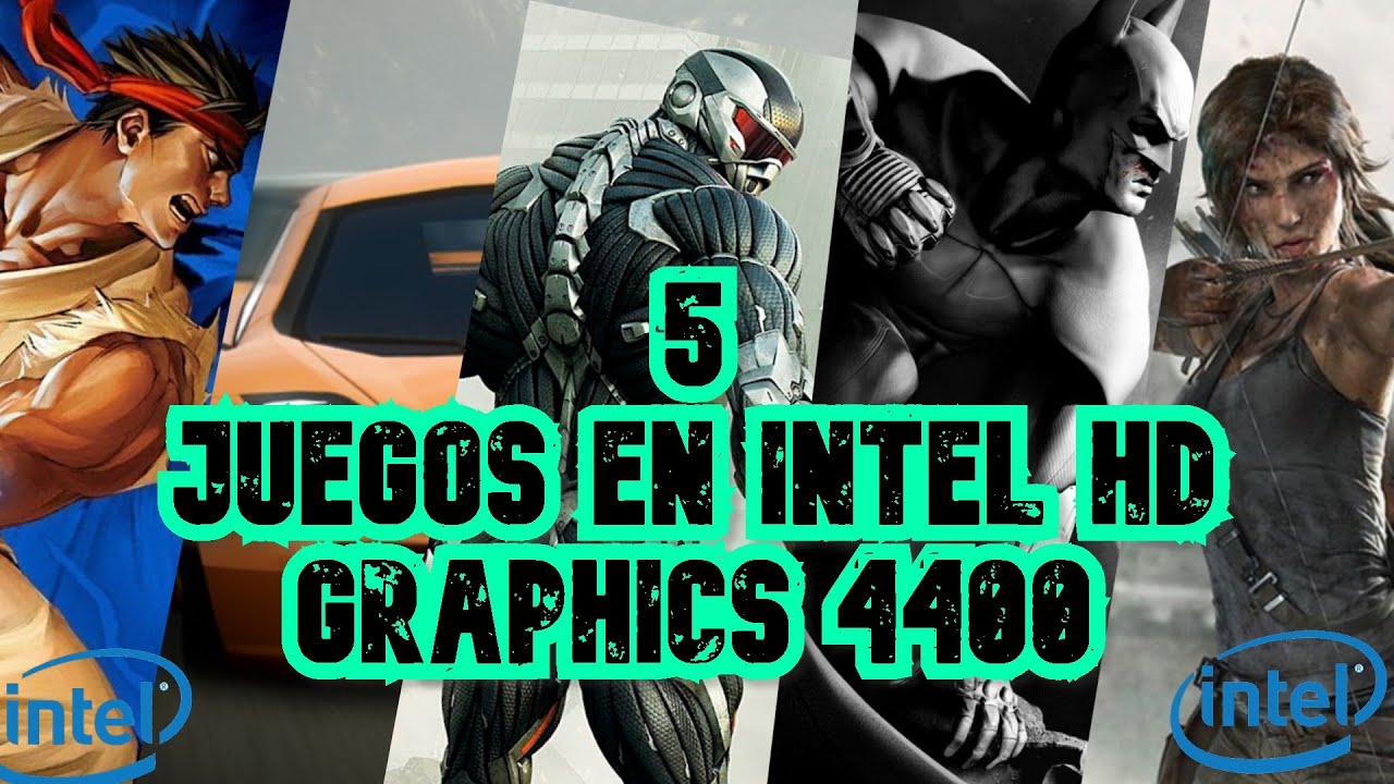 5 Juegos en Intel HD Graphics 4400 | i3 4170 | 12 GB ram | 2020 👀🔥