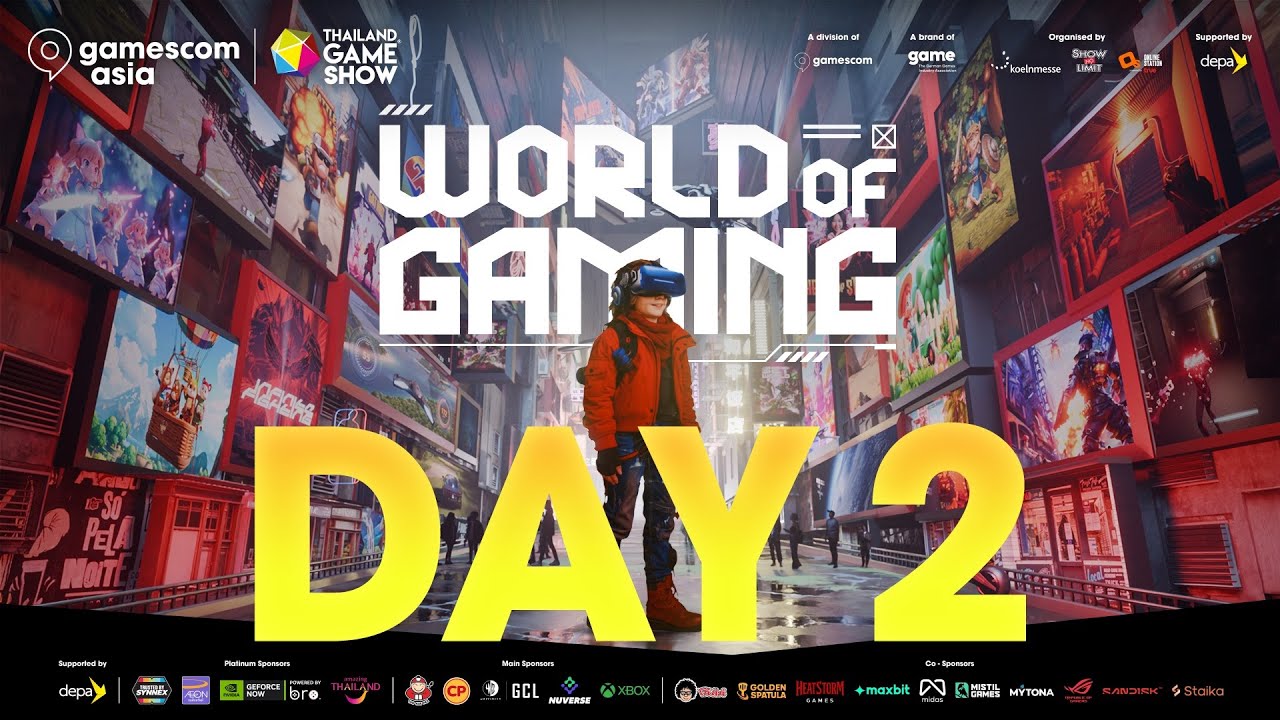 [LIVE] gamescom asia x Thailand Game Show : World of Gaming (DAY 2)
