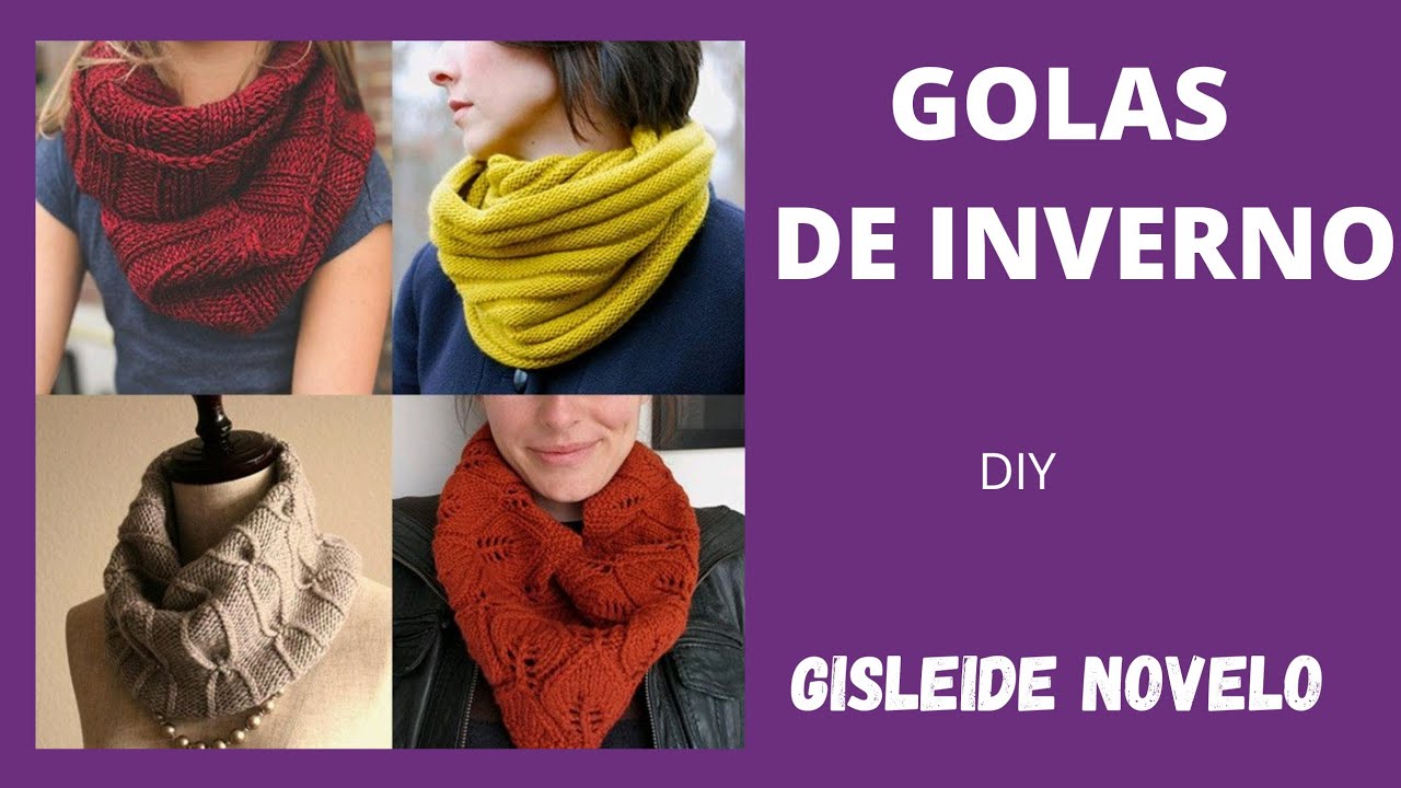 ✅️ DIY Gola de Inverno_Costura passo a passo para iniciantes Gisleide Novelo