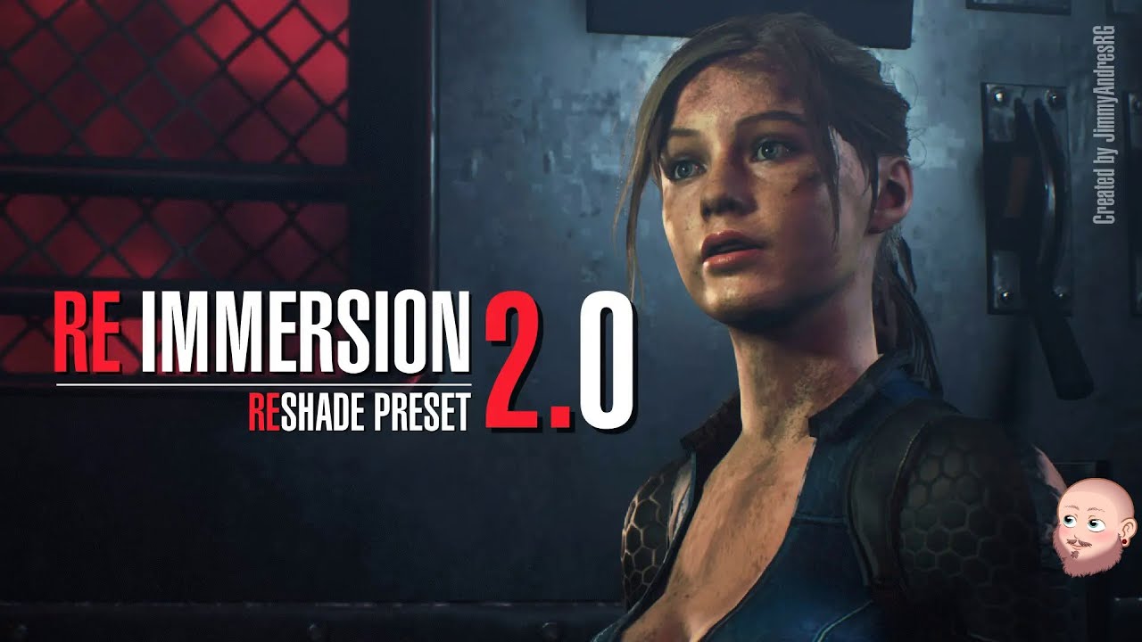 RE2R: RE IMMERSION - RESHADE 2.0 FULL TUTORIAL (Plus No vignette / anti-aliasing tweaks. DX11 ONLY)