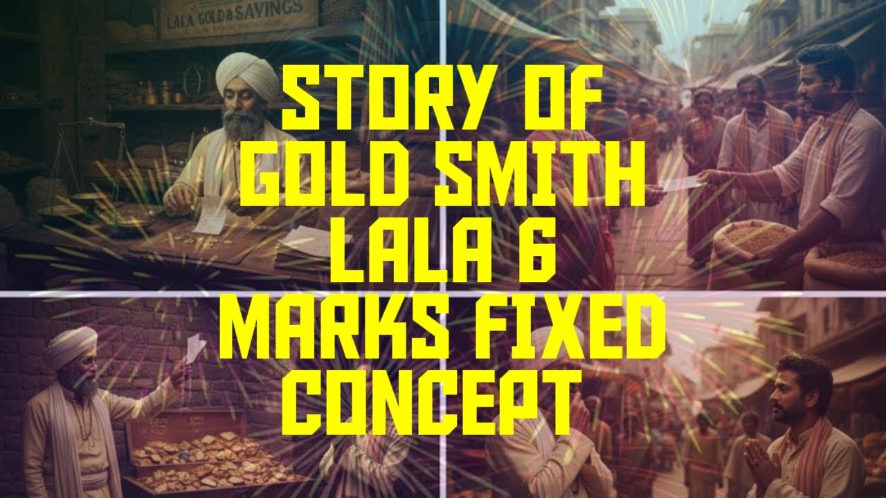 Story of Gold Smith Lala 2nd PUC Economics Fixed 6 Marks Questions