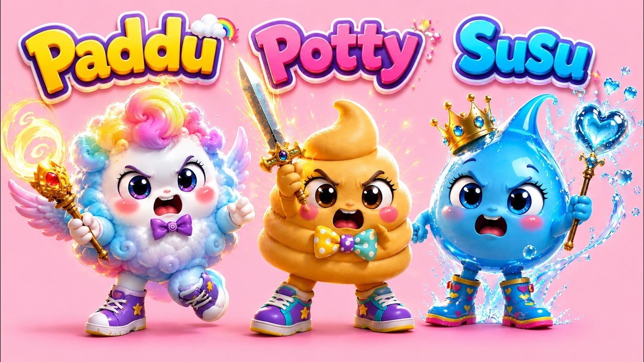 Potty Aa Rahi 💩 | Susu Aa Rahi 💧 | Paddu Aa Rahi ☁️ | Hindi Rhymes | Funny Toilet Training Song 😂