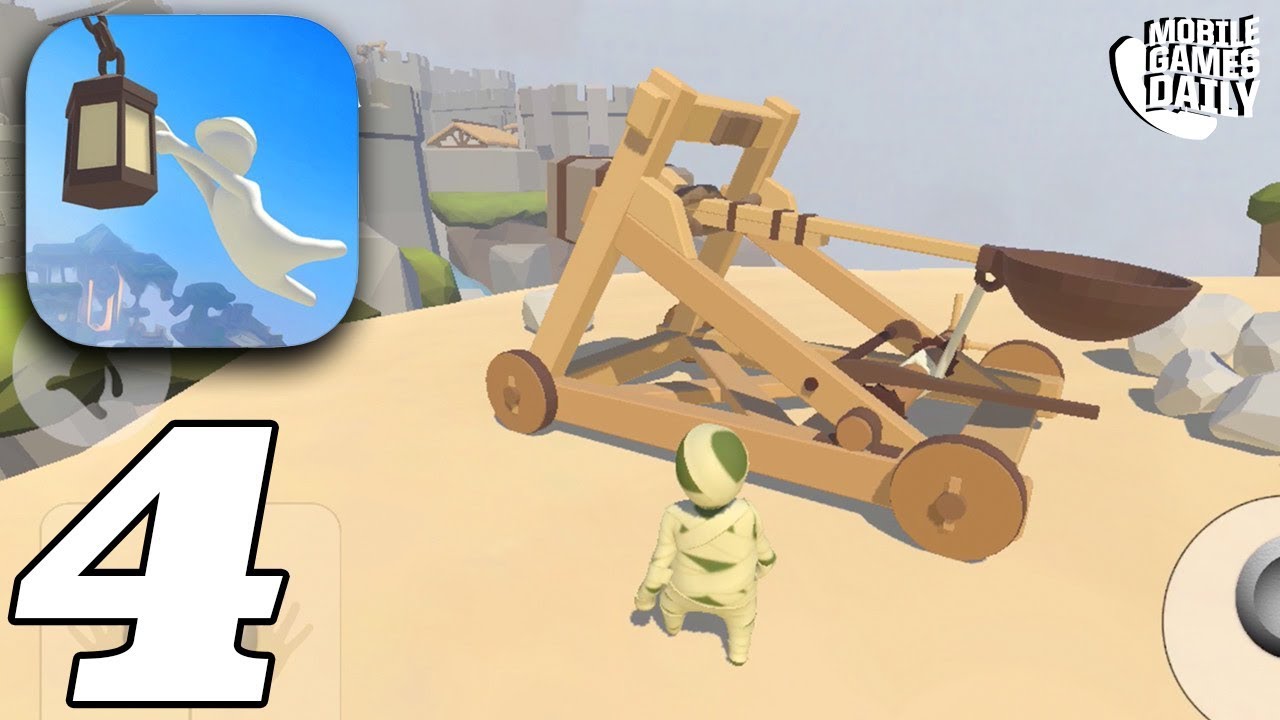 Human: Fall Flat Mobile - Full Gameplay Walkthrough Part 4 - Level 6 Castle (iOS Android)
