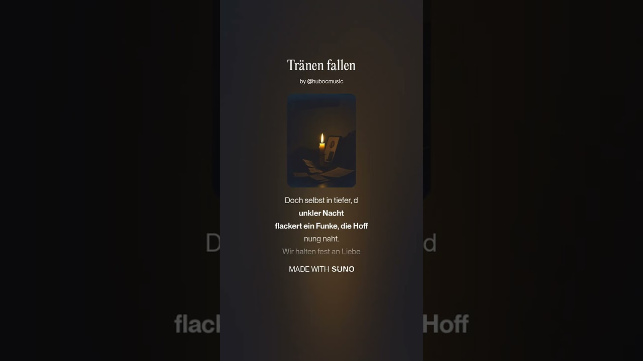 Tränen fallen #music #new #musik #song #viral #viralvideo #huBocMusic #emotional #charts