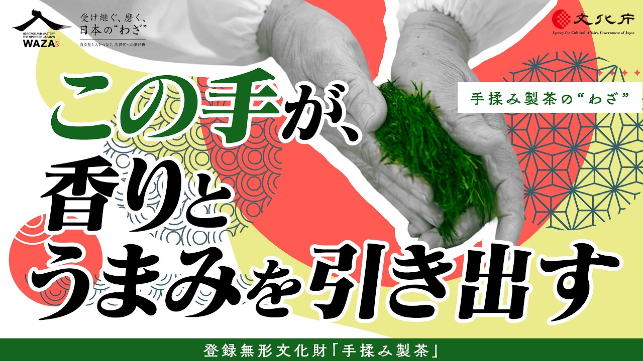 この手が、香りとうまみを引き出す― 手揉み製茶の“わざ”