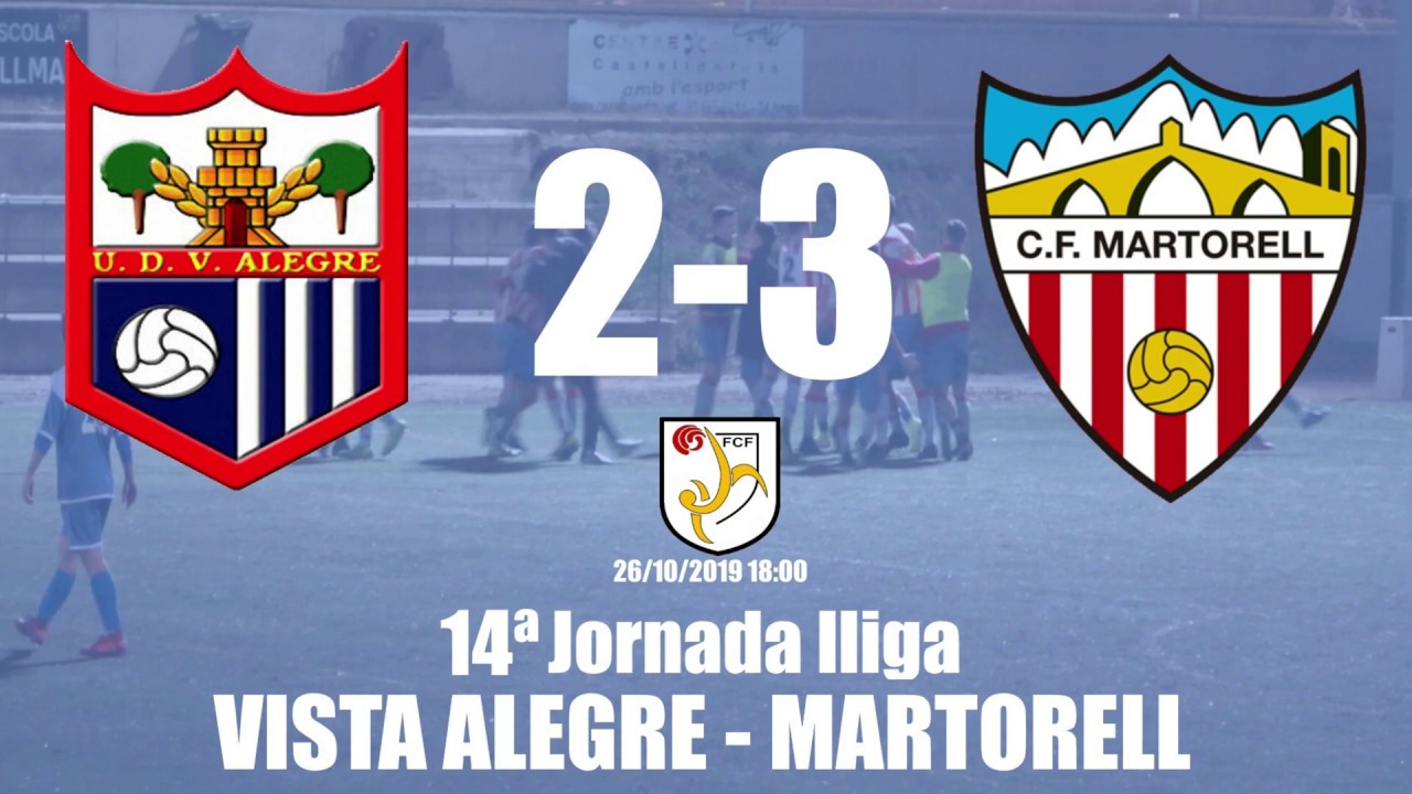 Resumen 14ª Jornada⚽ ✅VISTA ALEGRE  [2-3] 🏆MARTORELL JUVENIL2019-20 4K